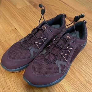 Ecco Terracruise size 11 / 42 fig burgundy shoe Gore-Tex
